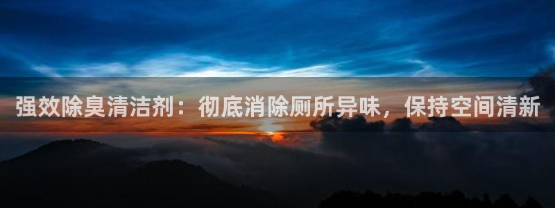 尊龙凯时是不是合法：强效除臭清洁剂：彻底消除厕所异味，保