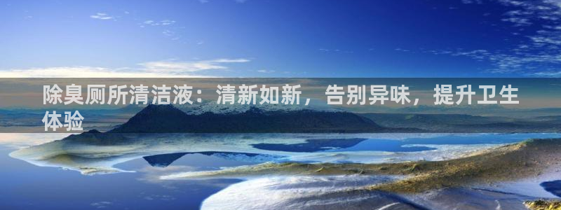 凯时尊龙平台登录：除臭厕所清洁液：清新如新，告别异味，提
